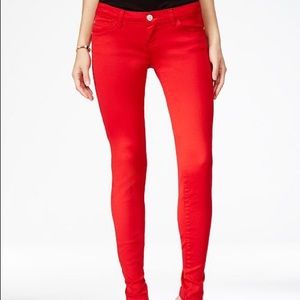 Celebrity Pink Red Skinny Jeans 7 / 28
